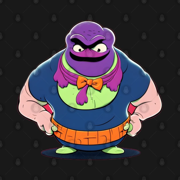 sumo fighter grimace by Fadedstar