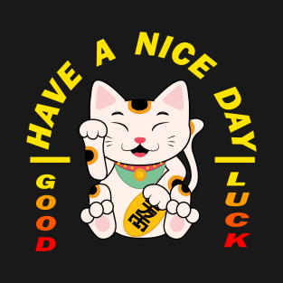 GOOD LUCK CAT T-Shirt