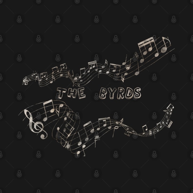 Musical Notes Vintage - The Byrds by Koi.buluk