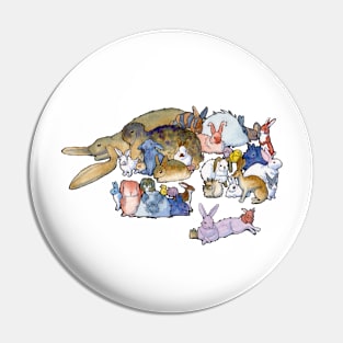 Bunny Pile Pin