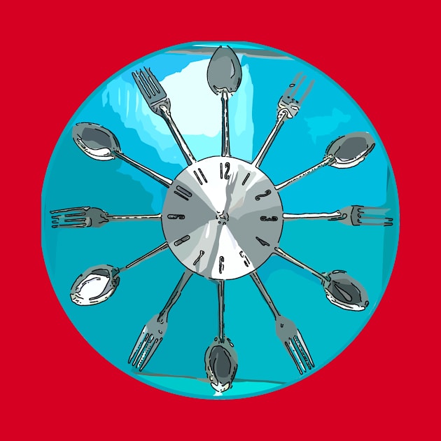 Cutlery O'clock by JonDelorme