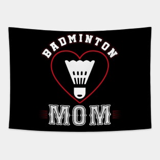 Mom Badminton Team Family Matching Gifts Funny Sports Lover Player Tapestry