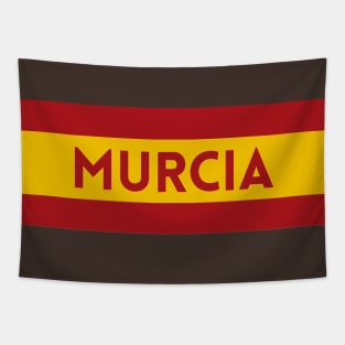 Murcia City in Spanish Flag Tapestry