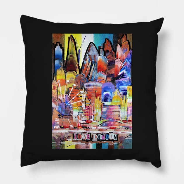 Love London 221 Pillow by artsale