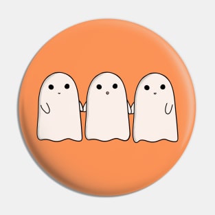 Cute Ghost Friends Pin