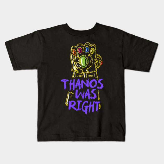 thanos t shirt for kids