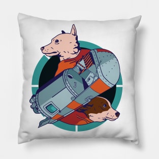 First animal Belka and Strelka Pillow