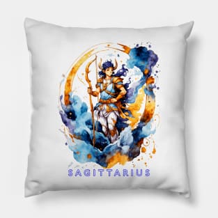 Zodiac sign Sagittarius T-shirt Pillow