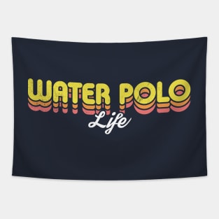 Retro Water Polo Life Tapestry