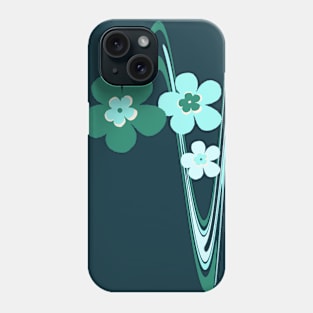 Path of flowers Phone Case