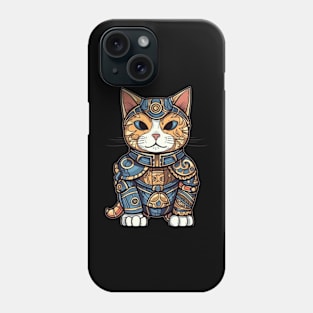 Cute Miaw Cat in Armor Phone Case