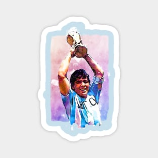 Maradona World Cup Trophy Magnet