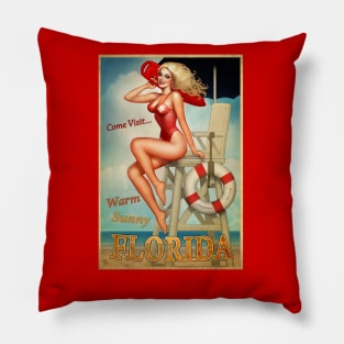 Florida Lifeguard Pillow