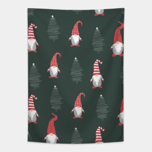 Cute christmas gnomes Tapestry