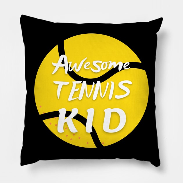 US Open Tennis Kid Tennis Ball Pillow by TopTennisMerch