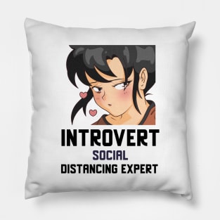 Introvert Social Distancing Expert Pillow