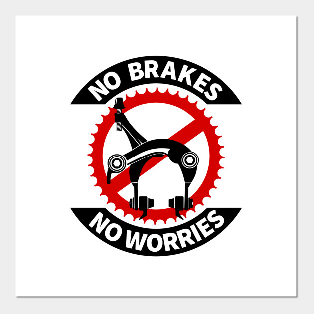 fixed gear bike no brakes