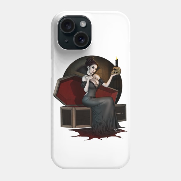 Vampire Queen Phone Case by ted1air