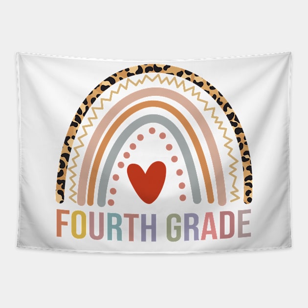 Fourth Grade Rainbow Girls Boys Teacher Team 4th Grade Squad Tapestry by Shaniya Abernathy