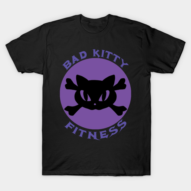 Discover Bad Kitty Purple - Bad Kitty Fitness - T-Shirt