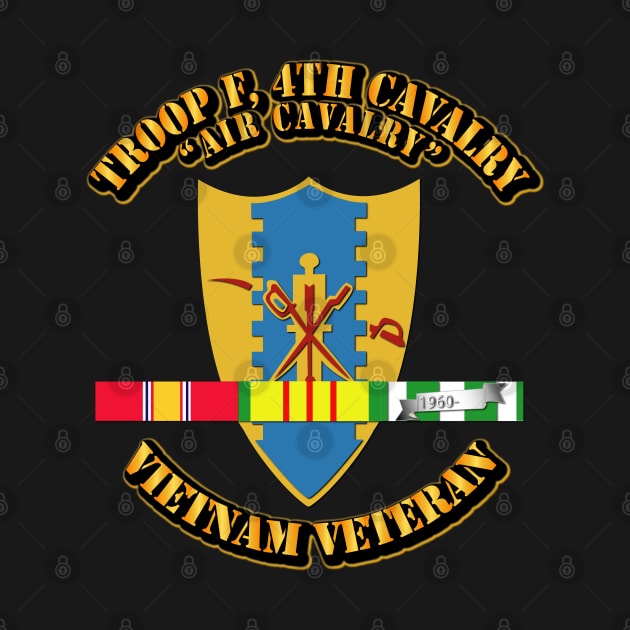 Troop F,  4th Cavalry w SVC Ribbons by twix123844