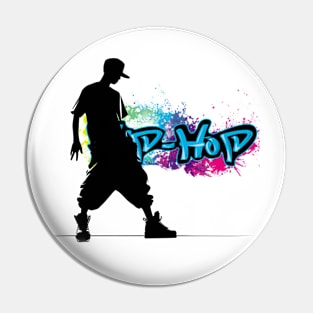 Hip-hop mania Pin