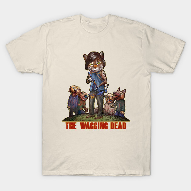 The Wagging Dead Cat T Shirt Teepublic