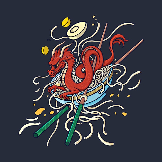 Noodle Dragon by asitha