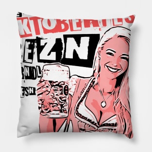 2reborn JEN Oktoberfest Bier Party Dirndl rose Pillow