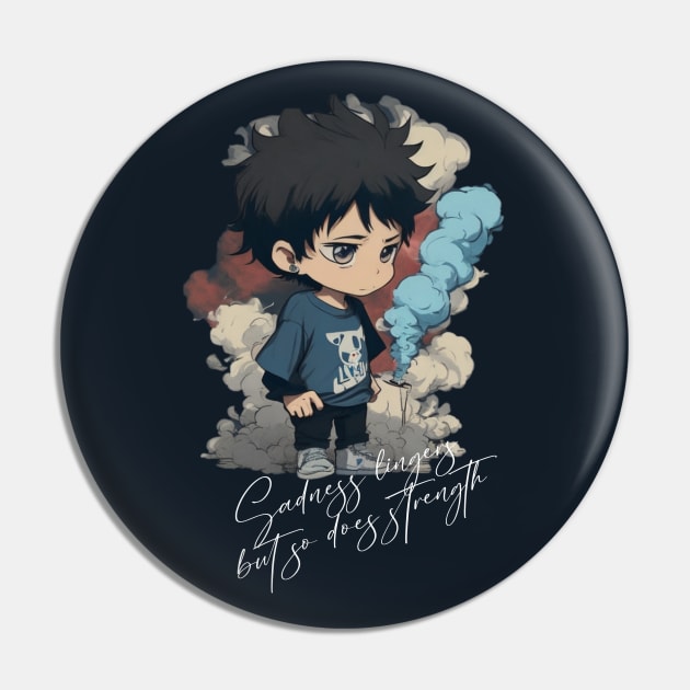 anime sad boy Pin by AOAOCreation