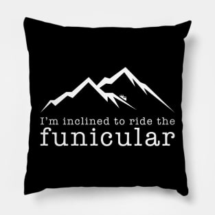 Funicular Railroad Pillow