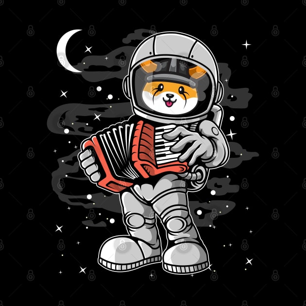 Astronaut Accordion Floki Inu Coin To The Moon Floki Army Crypto Token Cryptocurrency Blockchain Wallet Birthday Gift For Men Women Kids by Thingking About