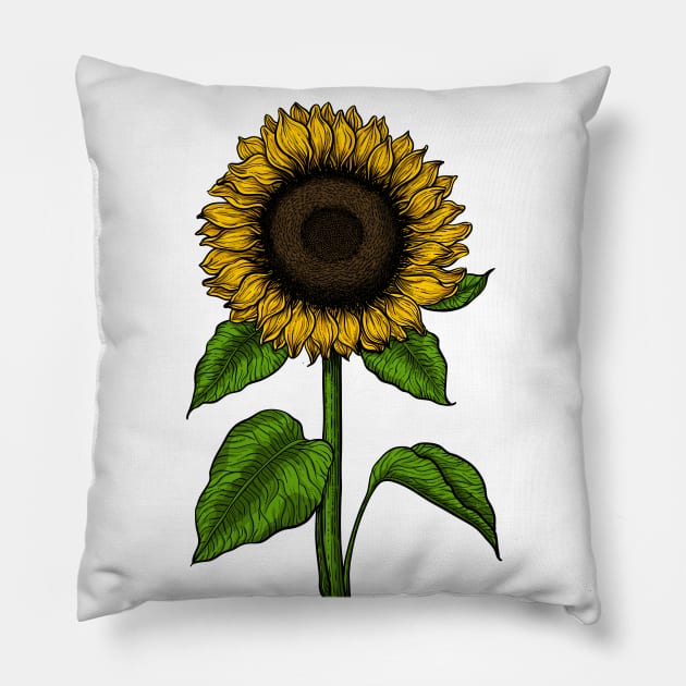 Sunflower Pillow by katerinamk