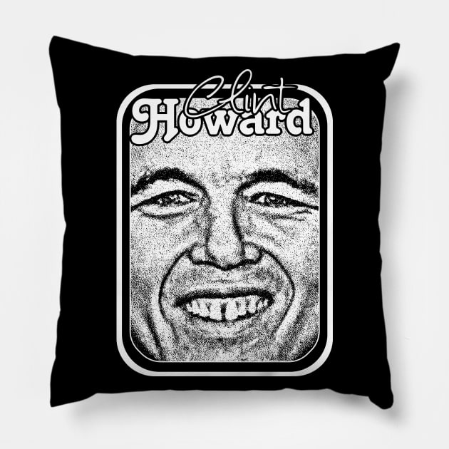 Sexy Clint Howard 80s Aesthetic Movie Lover Gift Design Pillow by DankFutura