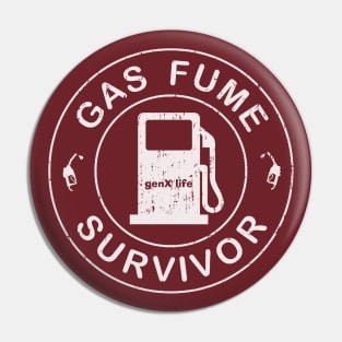 Gas Fume Survivor Pin