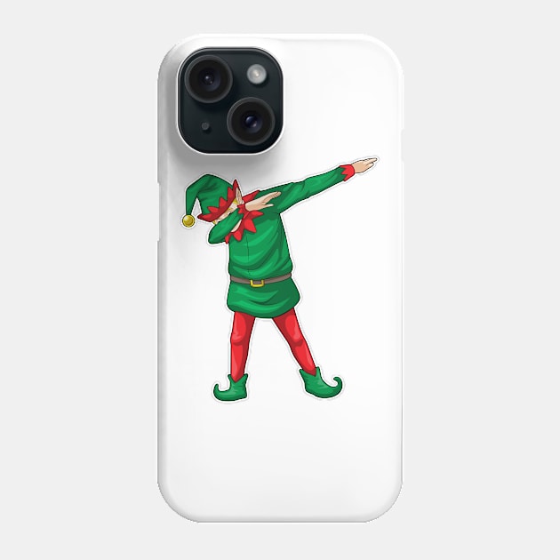 Elves Christmas Hip Hop Dance Dab Phone Case by Markus Schnabel