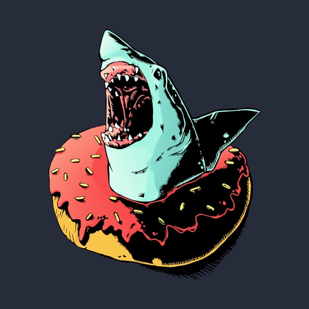 Donut Shark by baimo