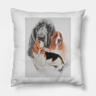 Basset Medley Pillow