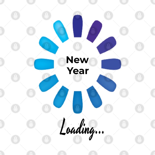 Funny New Year's Eve Loading by musicanytime