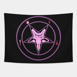 Woman Pentagram Tapestry