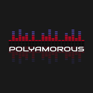 Music Equalizer Bars - Polyamorous T-Shirt