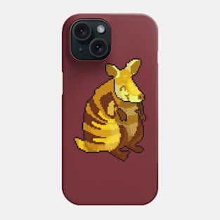 Whimsical Pixel Pangolin Phone Case