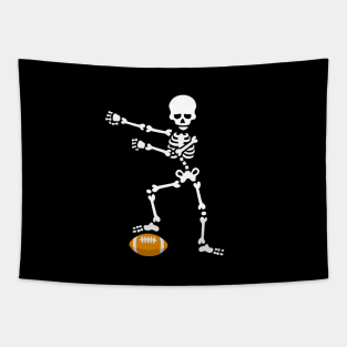 American football Rugby floss dance flossing skeleton Tapestry