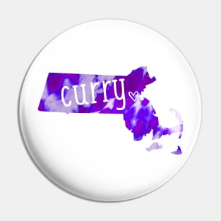 Tie Dye Curry College Pin