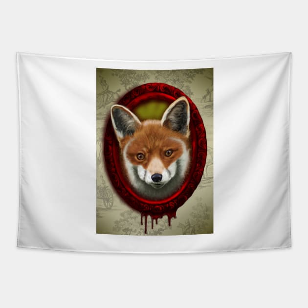 Bleeding Fox: Keep The Ban Tapestry by christoff3000