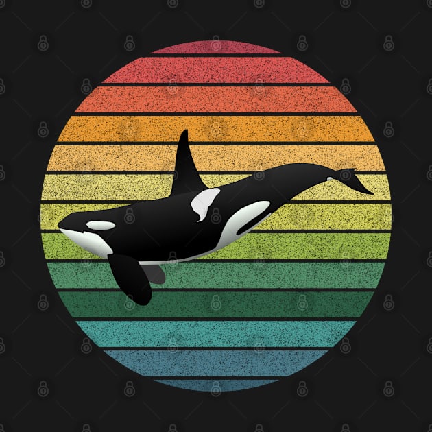 Orca Whale Retro Vintage by deadright