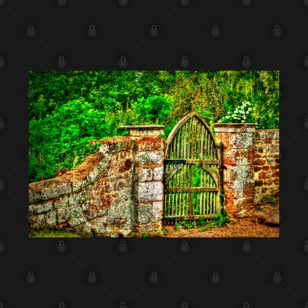 The Old Garden Gate (HDR) by InspiraImage