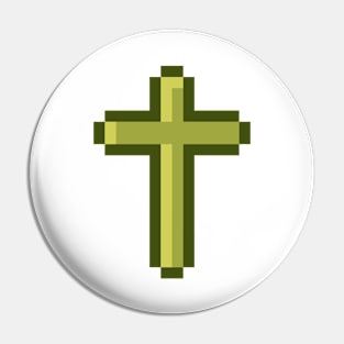 Cross of Jesus Christ 8-bit Pin