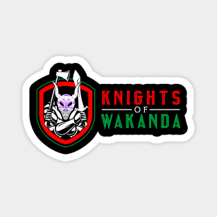 Knights of wakanda horizontal Magnet