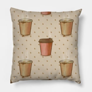 Coffee paper cup Pillow